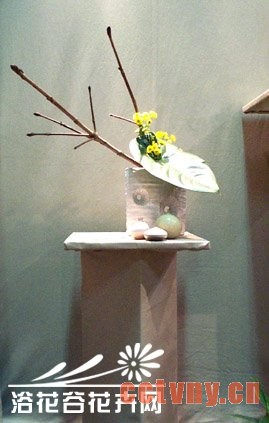 日本插花欣赏(图)