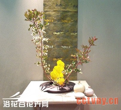 日本插花欣赏(图)