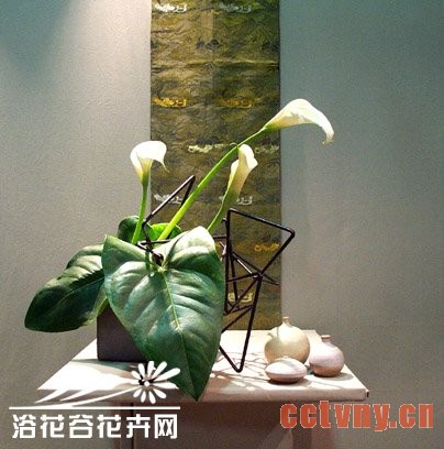 日本插花欣赏(图)