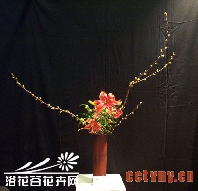 日本插花欣赏(图)