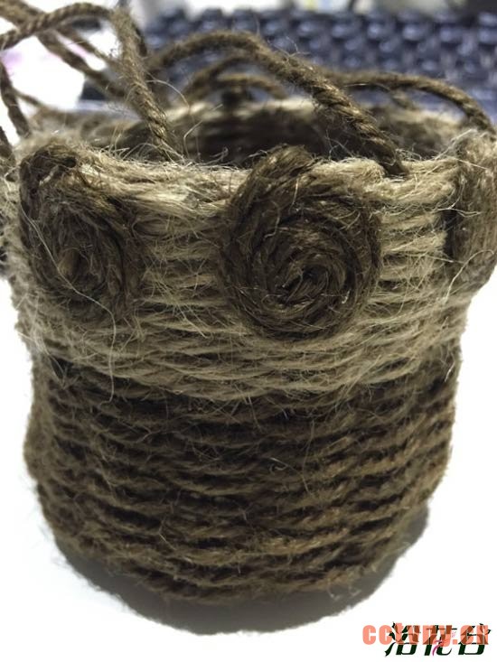 自制吊盆（麻绳）