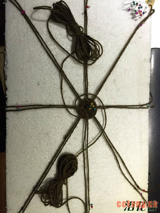 自制吊盆（麻绳）