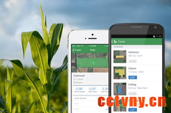 FarmLogs的手机app，通过手机方便直观地管理自己的农场